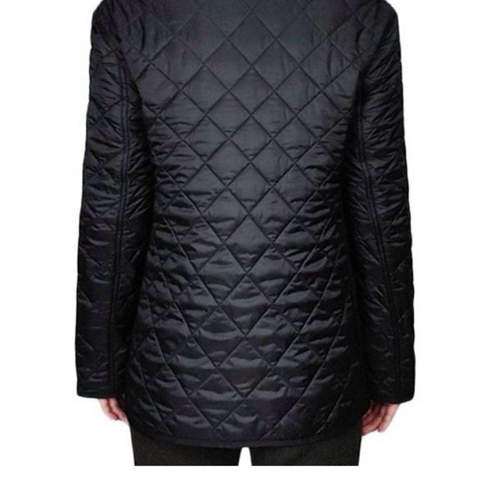 New! Burberry Black  Quilted Jacket - Picture 3 of 6
